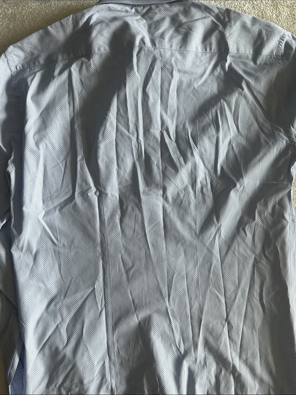 Stefano Ricci Light Blue Micro-Pattern Dress Shirt - Picture 6 of 6